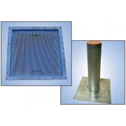 Grilles de fond et cylindre perforés