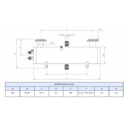 UV sterilizer 150W aquaculturefrance