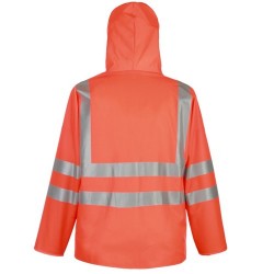 High visibility jacket for aquaculture partners