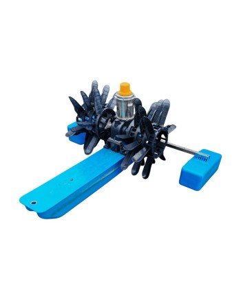 Paddlewheels aerator aquaculturefrance