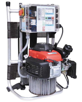 peche electrique portable à moteur thermique Hans Grassl