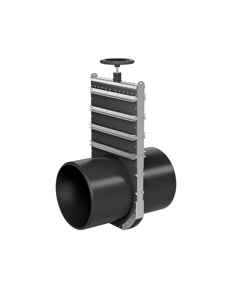 Gate valve RVM-TG PEHD aquaculture france Gate valve RVM-TG PEHD aquaculture france