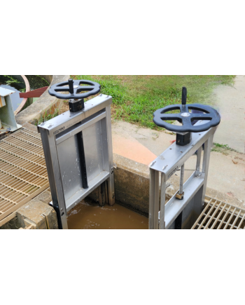 Compuerta Guillotina a Medida para Estanques aquaculturefrance