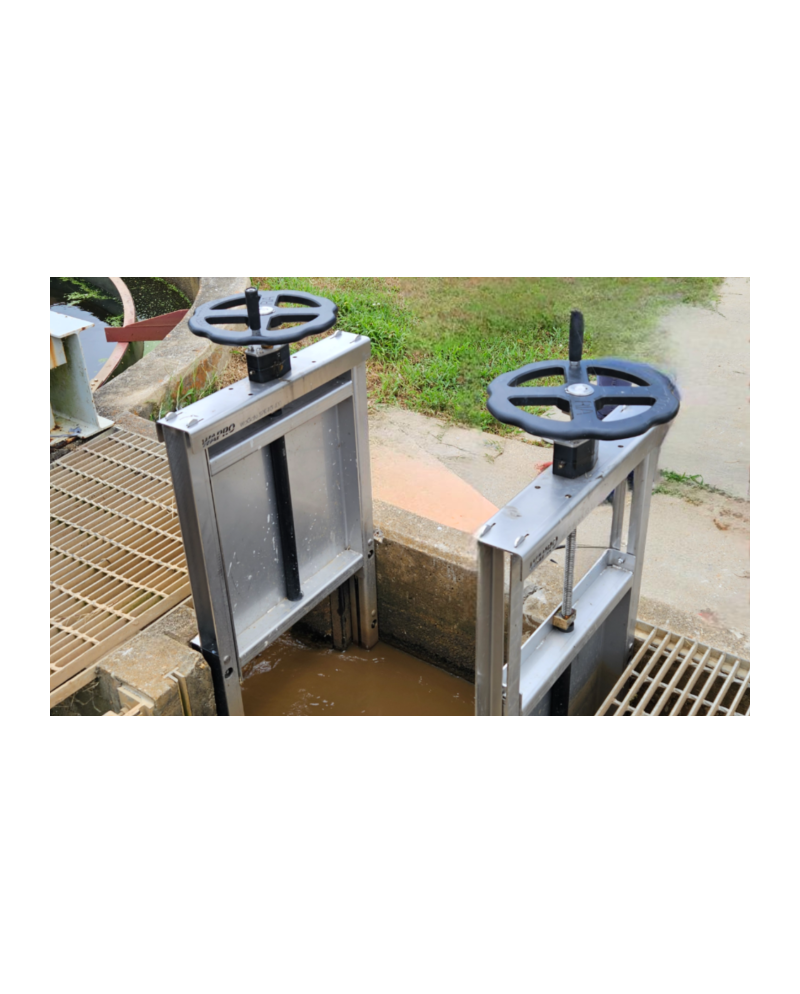 Compuerta Guillotina a Medida para Estanques aquaculturefrance Compuerta Guillotina a Medida para Estanques aquaculturefrance