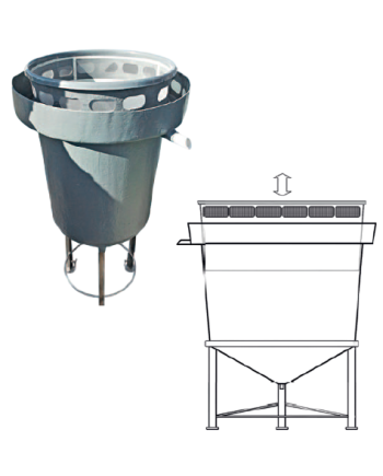 Incubadores cilíndricos MC-V aquaculture france