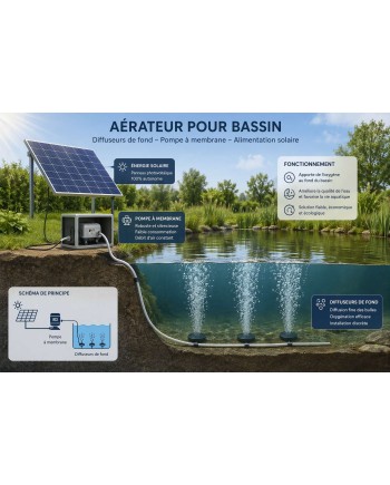 aérateur autonome sur panneau solaire