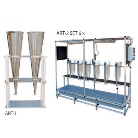 Los sistemas de cultivo de Artemia de ARTE-1 y el ARTE-2