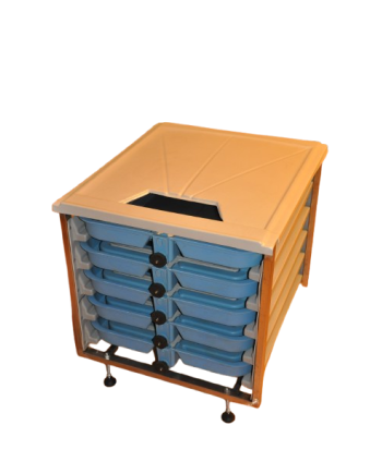 Vertical incubator for trouts aquaculture