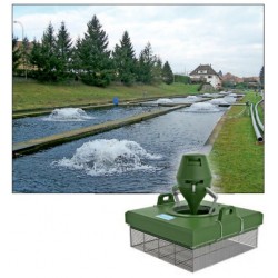 Aérateur de surface Pliz pour bassins et étangs