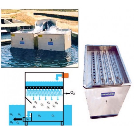 Oxygénateur gravitaire HYPOS (LHO) aquaculture france