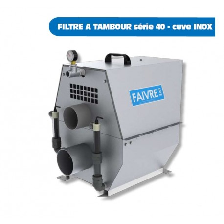 Drum filter 40 FAIVRE aquaculture france