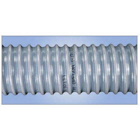 Tuyau PVC spiralé - bobine de 60 mètres - ø30 x 40 mm